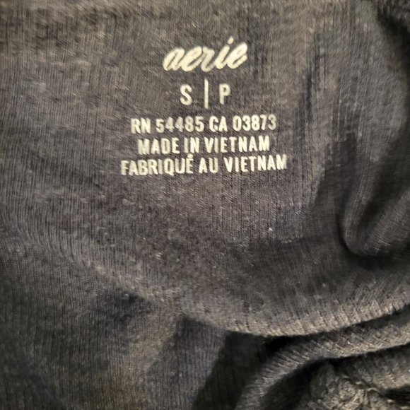 LOT OF 3 AERIE CAMASOL TOPS-WHITE - LIGHT BLUE - DARK GRAY -3 FOR 1 PRICE - Picture 5 of 8